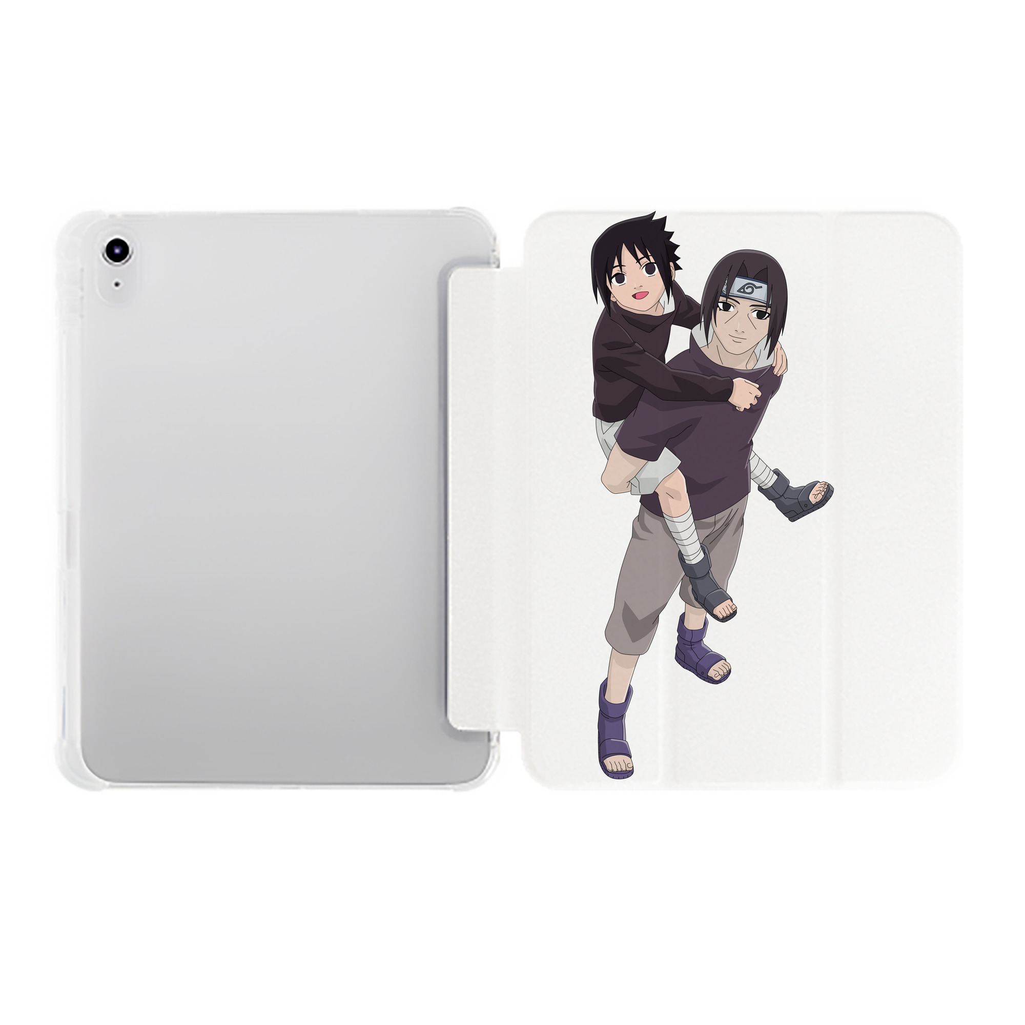 （画像用） NARUTO -ナルト- うちは イタチ Uchiha Itachi IPad ケース ペン収納付き 三つ折りスタンド PUレザー×シリコン 対応機種9.5/10.5/10.9インチ